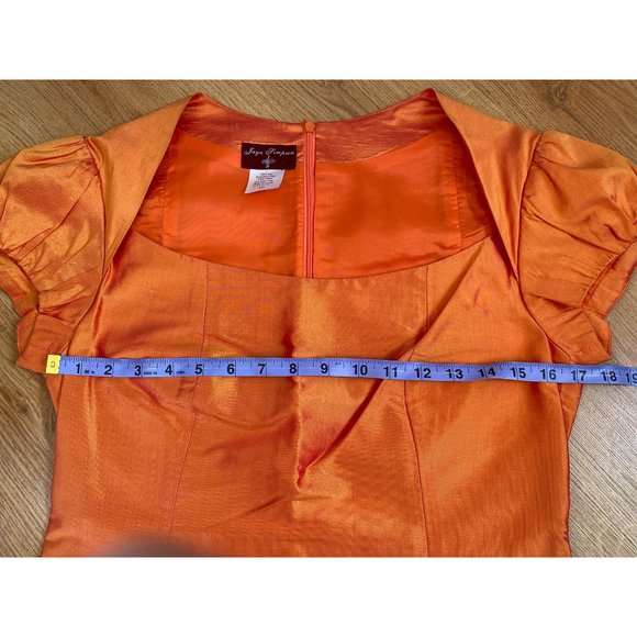 RARE Toronto Designer Silk Iridescent Y2K Dress - Picture 11 of 16